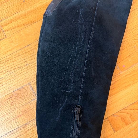 Aldo Black suede over-the-knee boots - Picture 10 of 14